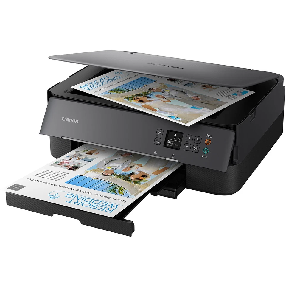 Canon PIXMA TS6420a Wireless Inkjet All-In-One Color Printer Black - Image 4 of 4