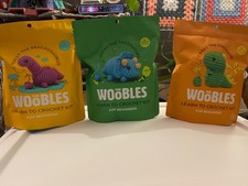 The Woobles- NIB Dino Bundle, 3 Beginner Crochet Kits