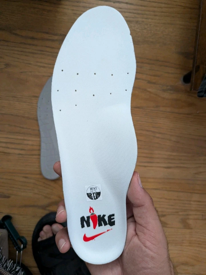 Plantillas de repuesto originales Nike Air Max 1 talla 11 M (salsa blanca) Foto 3 de 4