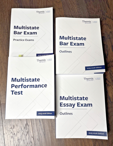 Themis Bar Exam Review 2025-26 UBE Multistate Prep Books (Set 4) MBE ...