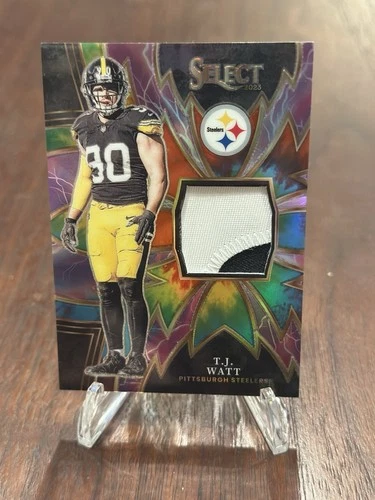 2023 Panini Select - Sparks T.J. Watt #SP-TWA Tie-Dye Prizm /25 (MEM)