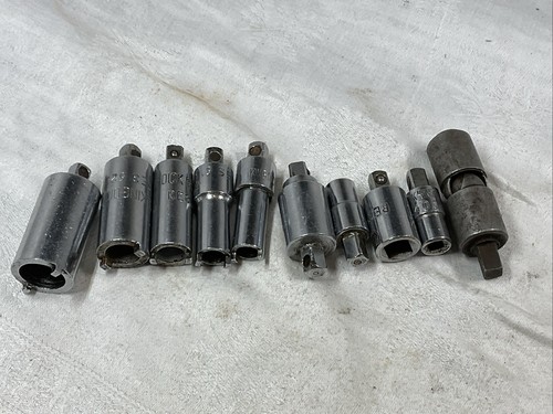 Job Lot Unusual King Dick Sockets 1/4” Drive Tool Auto RES various Castellated - Picture 9 of 16