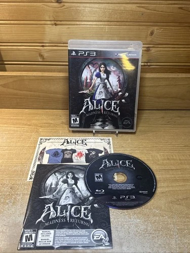 Alice: Madness Returns (Sony PlayStation 3, 2011) CIB COMPLETE PS3