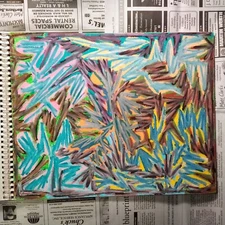 Drawing 11X14" Oil Pastel on Paper