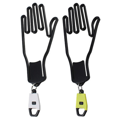 Golf Glove Holder Rack with Key Chain Plastic Gloves Hanger for Golf Lovers