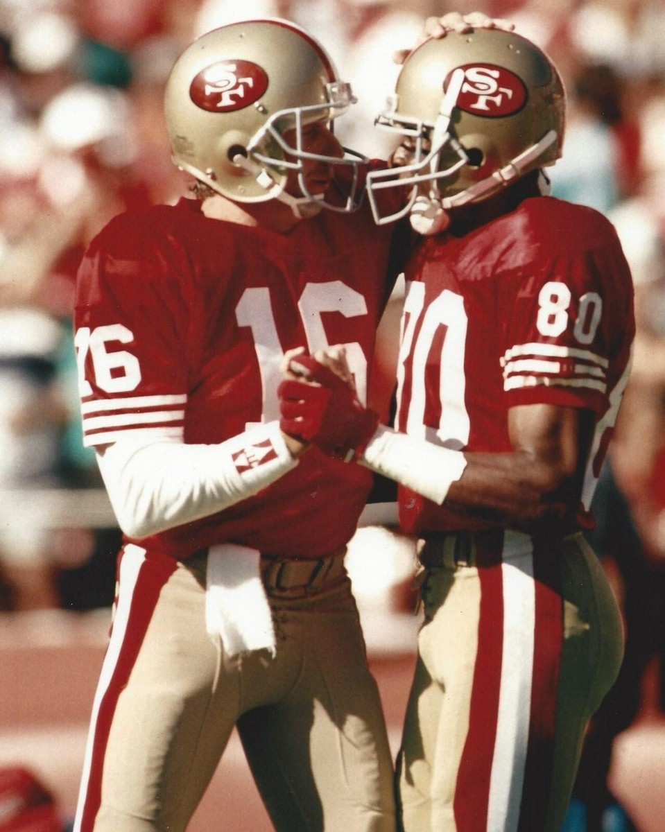 JOE MONTANA & JERRY RICE 8X10 PHOTO SAN FRANCISCO 49ers PICTURE