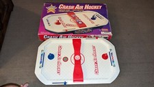 Superstar Sports Electronic Tabletop Crash Air Hockey In Original Box No Manual