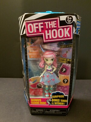 Off The Hook Jenni Summer Vacay 4'' Doll Surprise Bonus Fashions Blue
