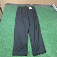 Teddi Vintage Black High Waisted Pants Elastic Waist Size L 27-30 In - 28 inseam