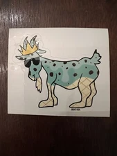 GOAT USA Mint Chip Goat Sticker. Single Sticker. Brand New.