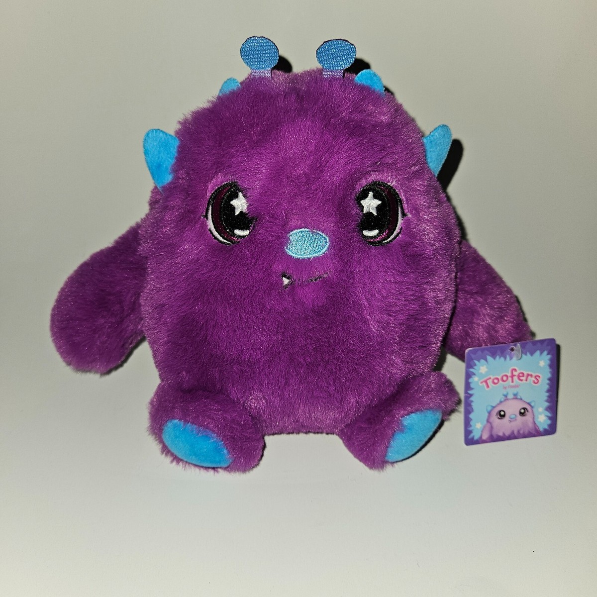 Toofers by Fiesta Purple Monster Plush SOFT 6
