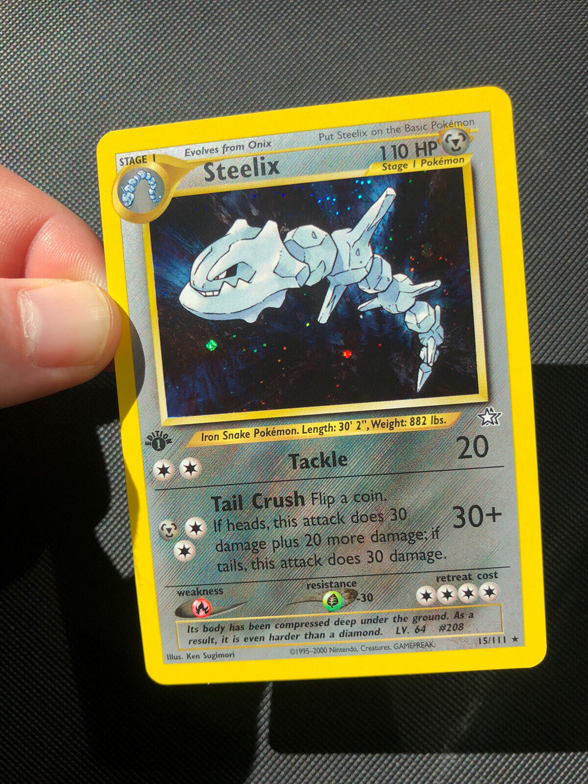 Pokemon Steelix and Onix - Rare Card Evolution Set (Plasma Freeze #61 –  Dan123yal Toys+