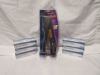 Swingline Optima Grip Black Stapler Jam Free 25 Sheet Capacity & 6 Boxes Staples