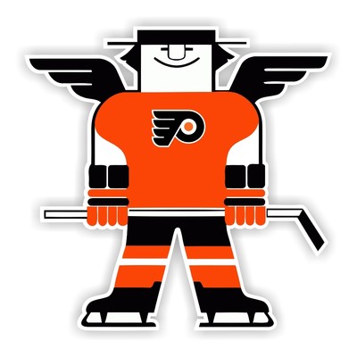 Philadelphia Flyers Mascot Decal / Sticker Die cut