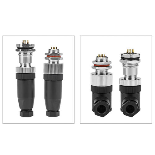 Conector sensor M12 4/5/8/12 pines enchufe/toma de aviación macho/hembra 0cn PG7 IP67 - Imagen 8 de 56