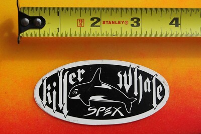 KILLER WHALE SPEX Sunglasses Surfboards Surf Beach V14a Vintage Surfing STICKER