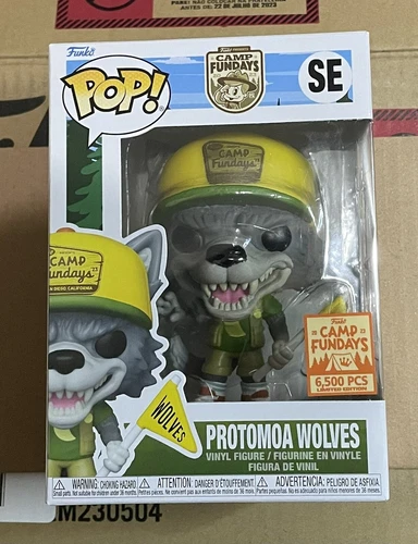 Funko Pop! Camp Fundays Protomoa Wolves Box Of Fun LE 6500 Pcs Brand New