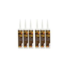 General Purpose Building Mastic Sealant 285ml 115 GG Waterproof Mastic Pack of 6