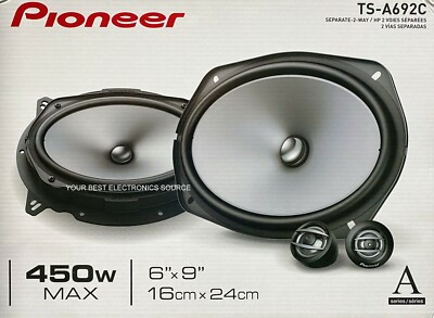 NEW Pioneer TS-A692C A-Series 6''x9'' Component Car Speakers (PAIR) 6x9