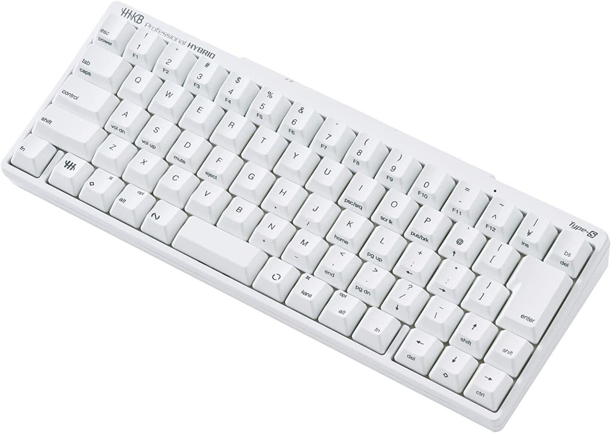 PFU keyboard HHKB Professional HYBRID Type-S Japanese/snow PD