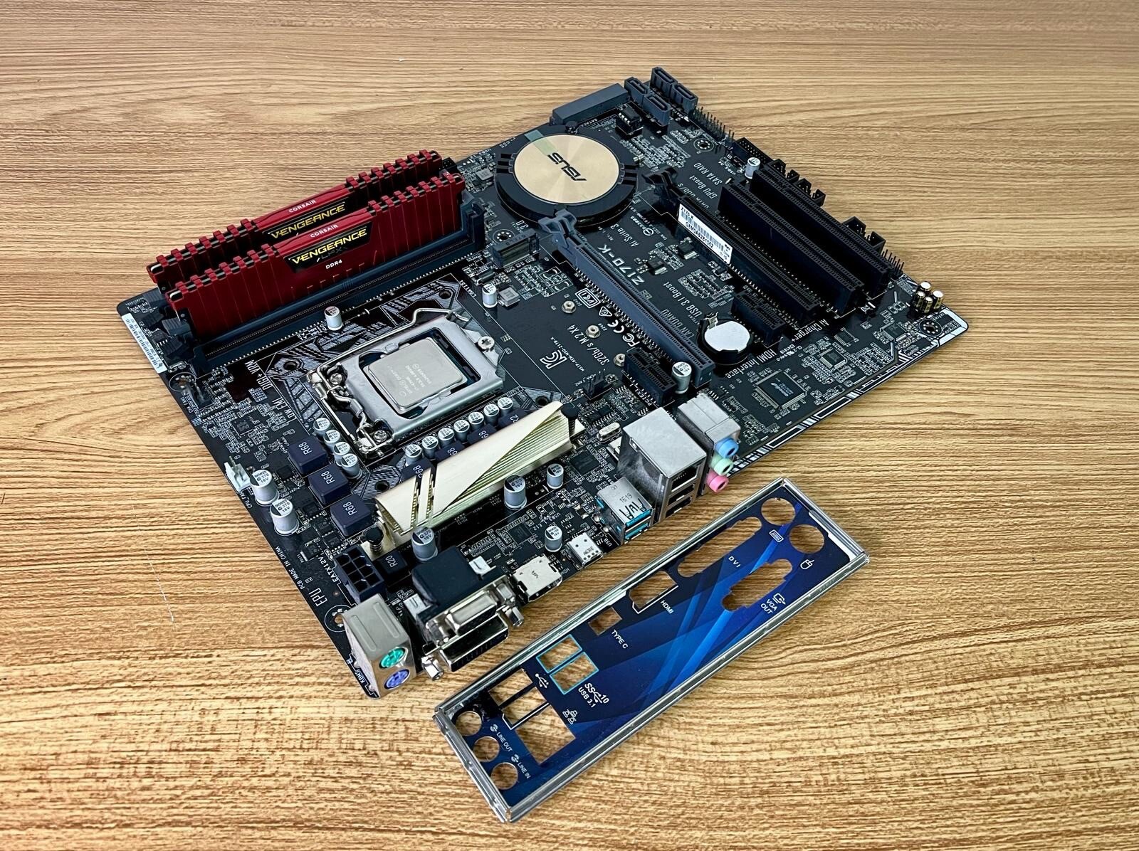 ASUS Z170K MOTHERBOARD,I7 6700K 4.0GHz , 16GB DDR4 RAM I/O BUNDLE