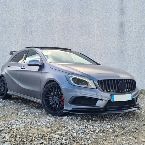 For Benz A-Class W176 A200 A260 A45 AMG 2013-2018 Car Front Bumper Spoiler Lip - Picture 5 of 13