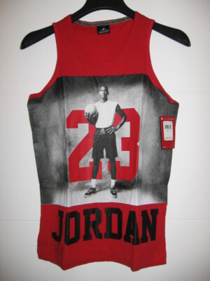 NIKE AIR JORDAN JUMPMAN DÉBARDEUR GARÇON GRAND ROUGE 12-13 ans