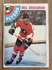 1978-79 Topps Mel Bridgman Philadelphia Flyers Hockey Card #26