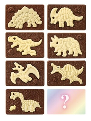 BANDAI Carapaki Excavation Dinosaur [14 packs] japan chocolate