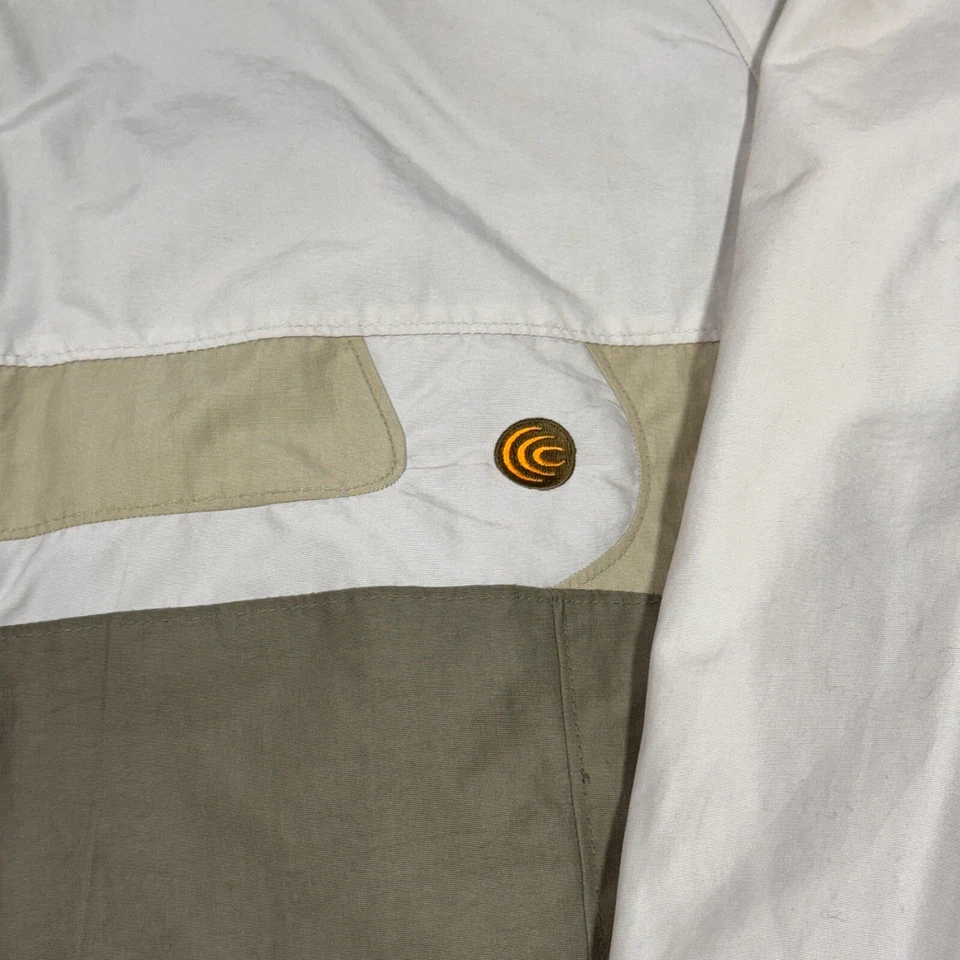 Vintage Columbia Jacket Men Large Tan Brown Zip Winter Coat Convert Fleece Lined - Image 4 of 4