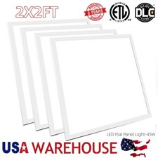 2X2 LED Flat Panel Light,Dimmable, 5800 Lumens, 45 Watts LED Drop Ceiling Lights