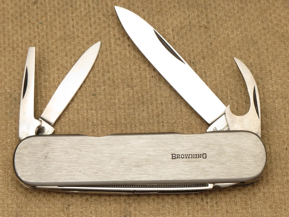 Navaja de colección BROWNING ALEMANIA Sportsman II seis hojas langosta como nueva con caja Foto 4 de 4