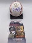 LANCE MCCULLERS 17 CHAMPS SIGNED 2017 WORLD SERIES WS BASEBALL JSA COA AUTO