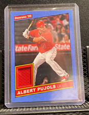 Albert Pujols 2020 Donruss '86 Retro Jersey - Anaheim Angels