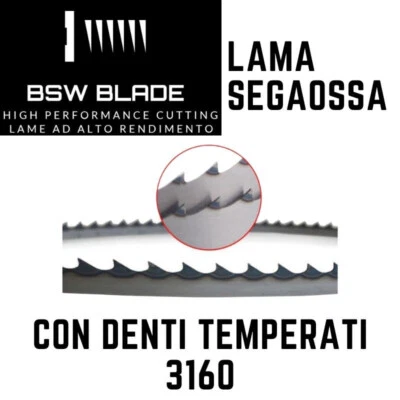 BSW BLADE Lama a nastro 3160 inox segaossi