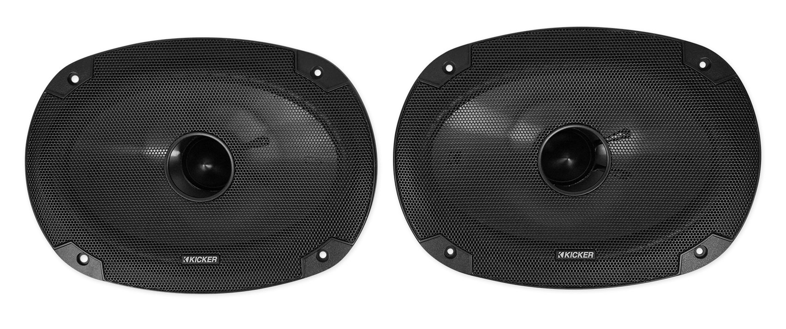 Автомобильные аудиокомпонентные динамики KICKER 46CSS694 6x9 мощностью 900 Вт с 075 твитерами CSS69