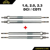 4X Partsline GlüHkerze Diesel FüR Talisman Trafic 1.6 2.0 Dci 163 Mm