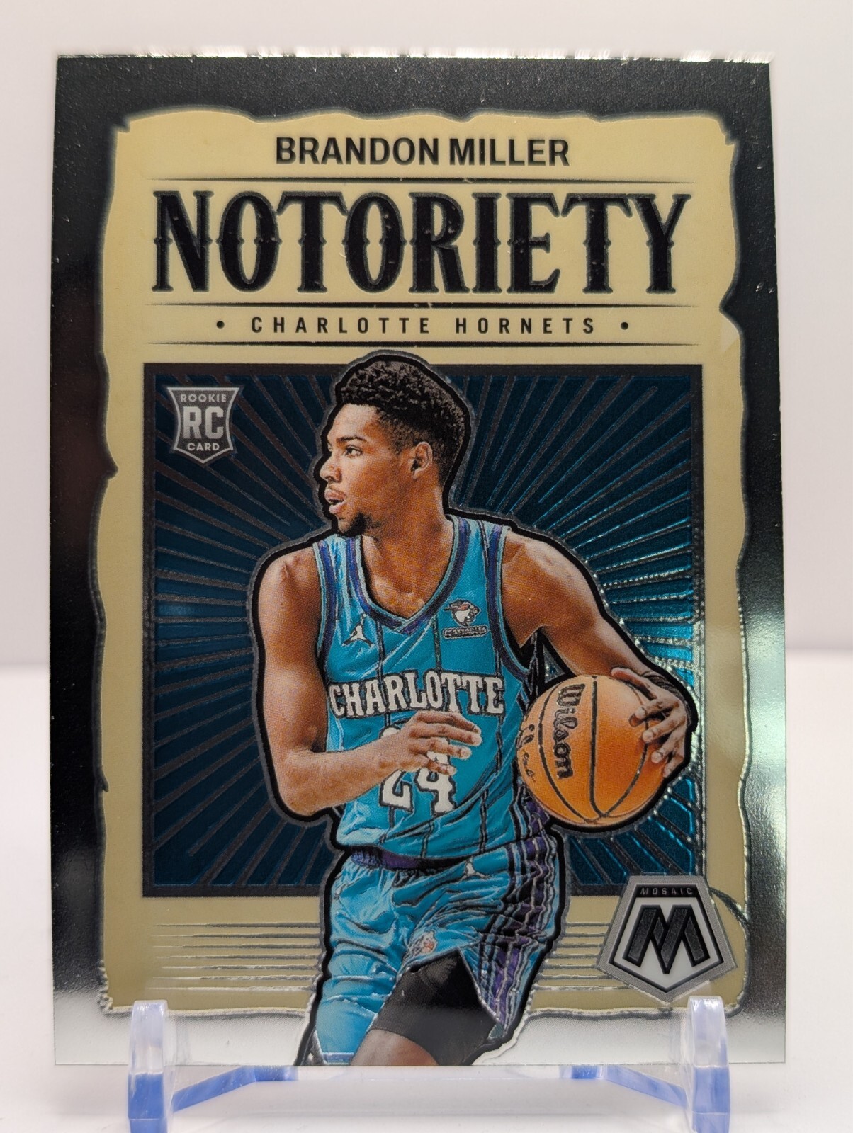 2023-24 Panini Mosaic - Notoriety Brandon Miller #10 (RC)