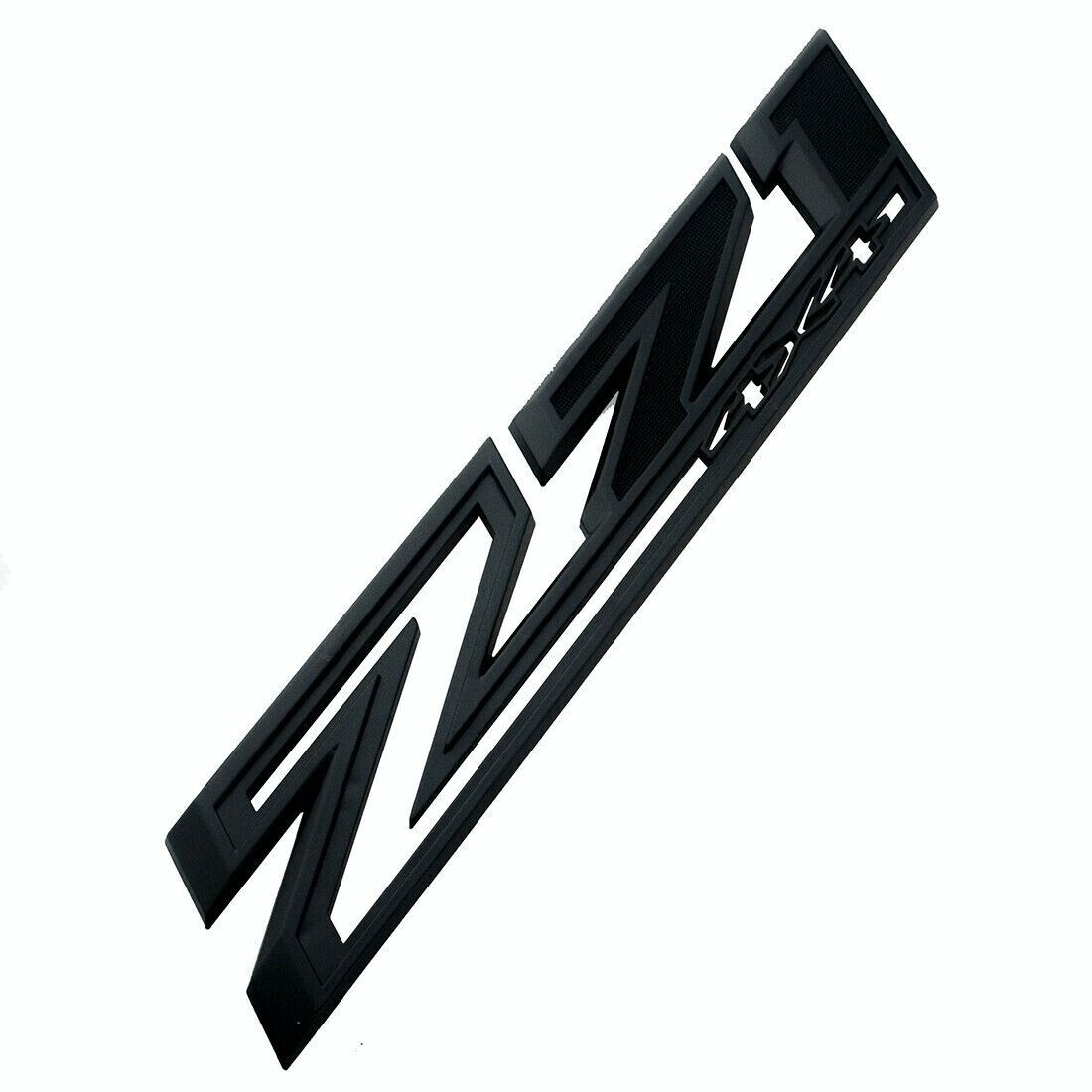 2 Emblemi Z71 Off Road 3D Per Silverado - Decalcomanie Parafango Nero 30x5,6 Cm - 4