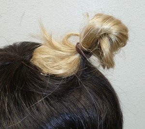 Mini Add On Manbun Clip On Man Bun Hairpiece Hair Piece Top Knot