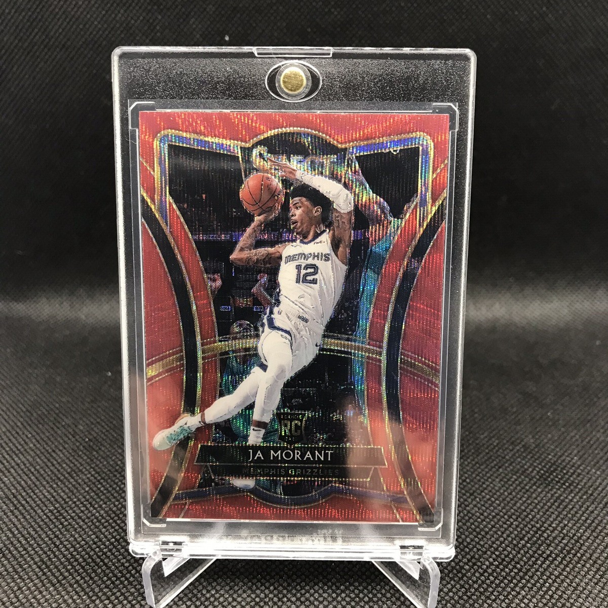 その他 Panini Select Ja Morant Diecut Red 2021-22 Panini Select Ja Morant Premier Level Red Disco /49