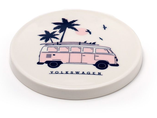 *NEU* Volkswagen VW T1 Tasse aus Porzellan mit Teeei + Deckel Teetasse Becher - Bild 6 von 7