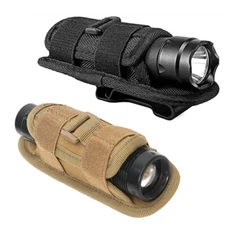 Outdoor Flashlight Pouch Belt Fixing Carry Case Holder 360°Degrees Rotate Adults