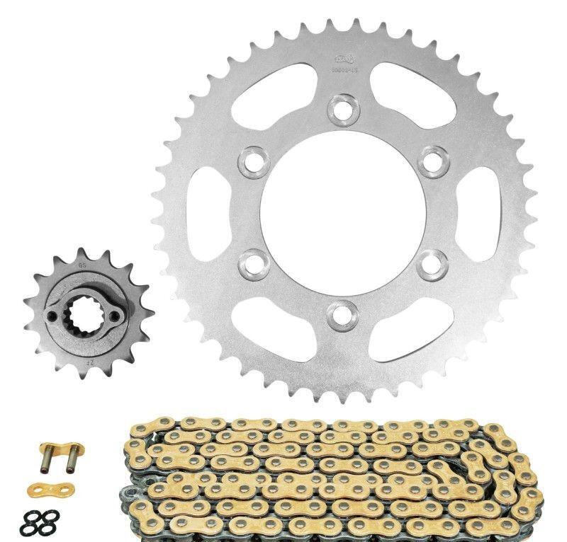 Kit chaîne Afam 520 pour Ducati 696 Monster ABS transmission de moto 15x45