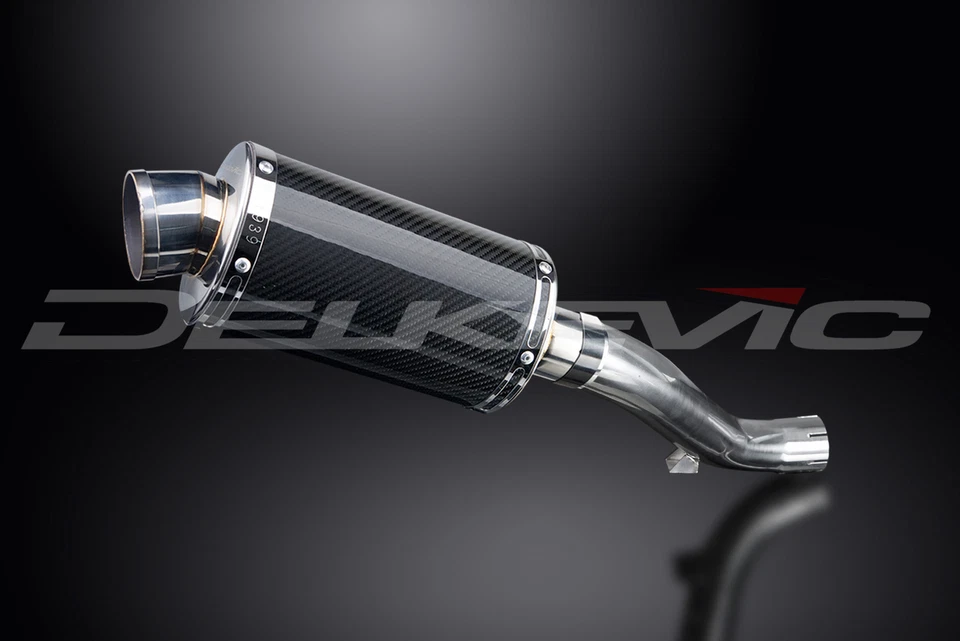 Honda VFR1200X Crosstourer 2012-2017 Slip On 9" Oval Carbon Exhaust Muffler Kit - Image 3 of 4