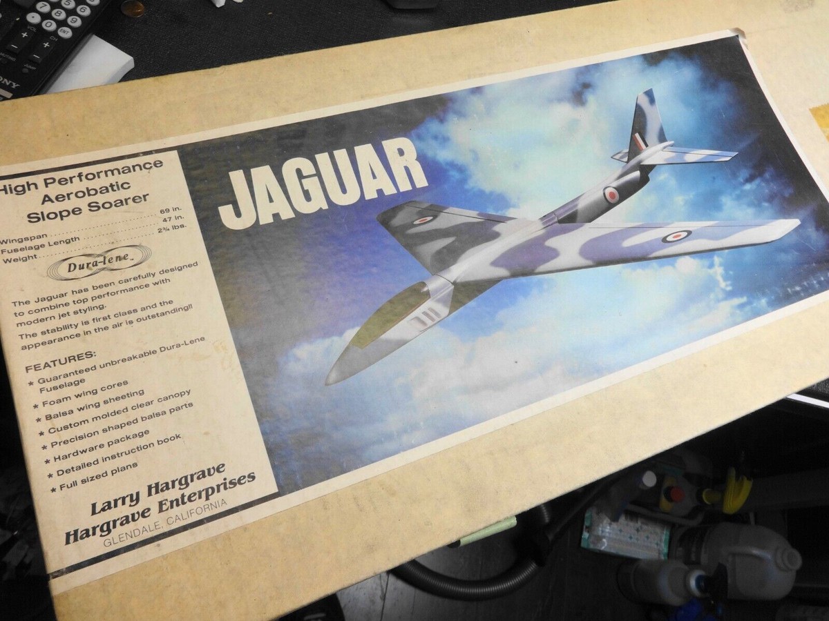 RARE Larry Hargrave Jaguar Slope Soarer RC Plane - 69 RARE Larry Hargrave Jaguar Slope Soarer RC Plane - 69