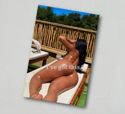Kühlschrankmagnet schöner Akt nackte Frau Glamour Model Nacktheit 845