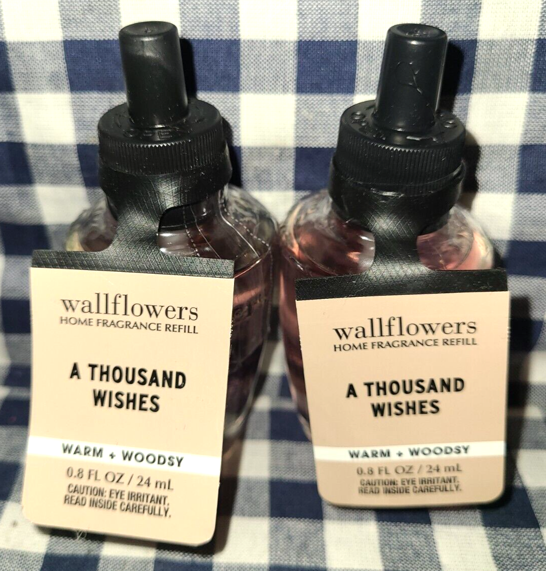 NEW 2Pack A THOUSAND WISHES Wallflower Refill Bulbs SEALED Bath & Body