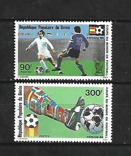 BENIN. Año: 1982. Tema: DEPORTES. FUTBOL.