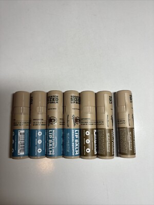 Dr. Squatch Lip Balm, Original X4 ,0.25oz, Vanilla X3 Lot of 7